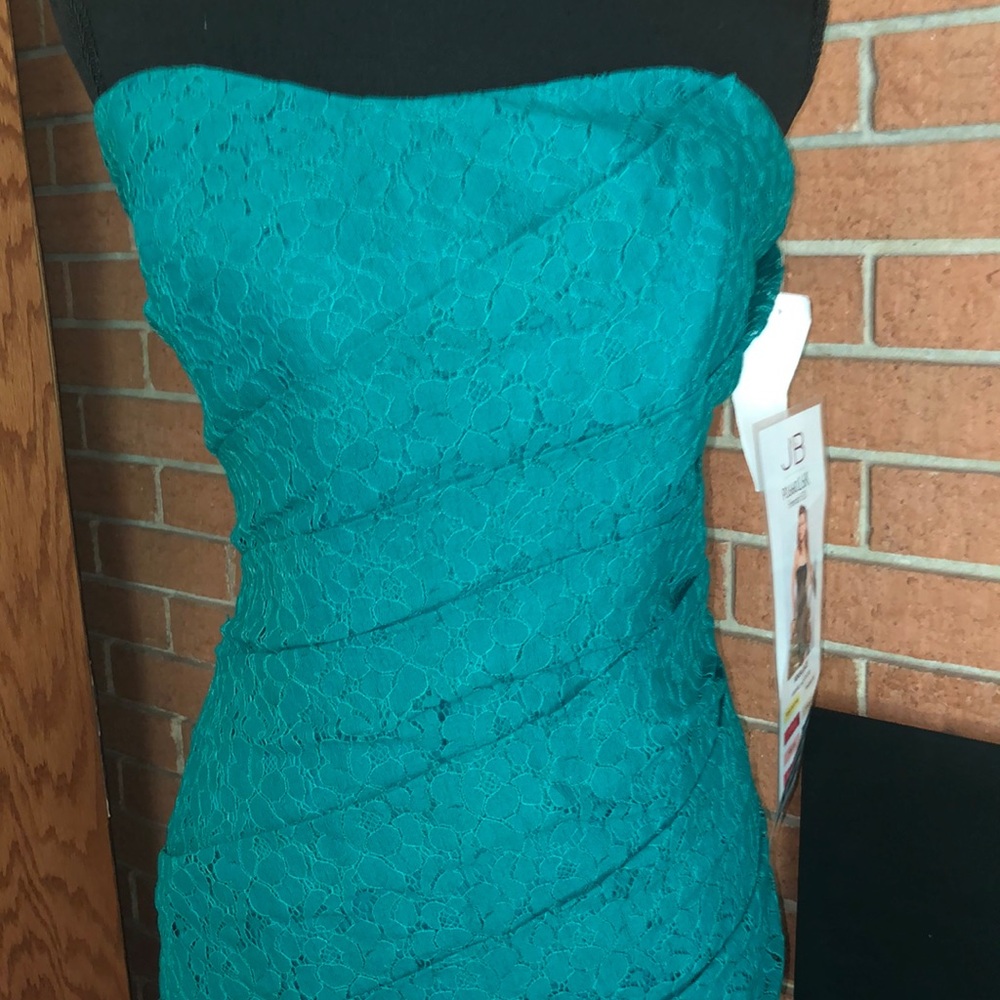 🧚🏽JASMINE🧚🏽NINFA STRAPLESS LACE COCKTAIL DRESS - Picture 4 of 9